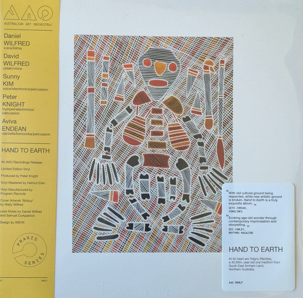Australian Art Orchestra – Hand to Earth, Limited Edition Vinyl LP