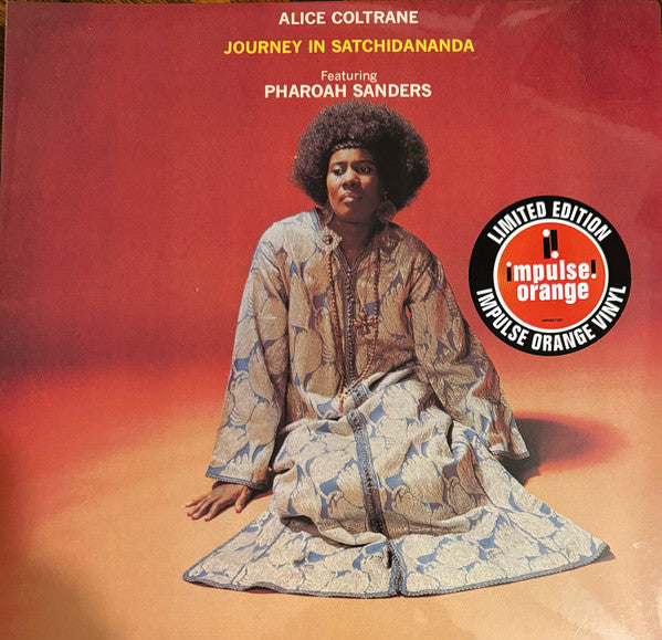 Alice Coltrane Featuring Pharoah Sanders – Journey In Satchidananda, Impulse! Orange Vinyl LP