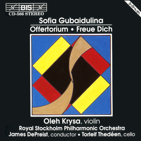 Sofia Gubaidulina - Offertorium; Rejoice!, Oleh Krysa (Violin) 1993 BIS – BIS-CD-566