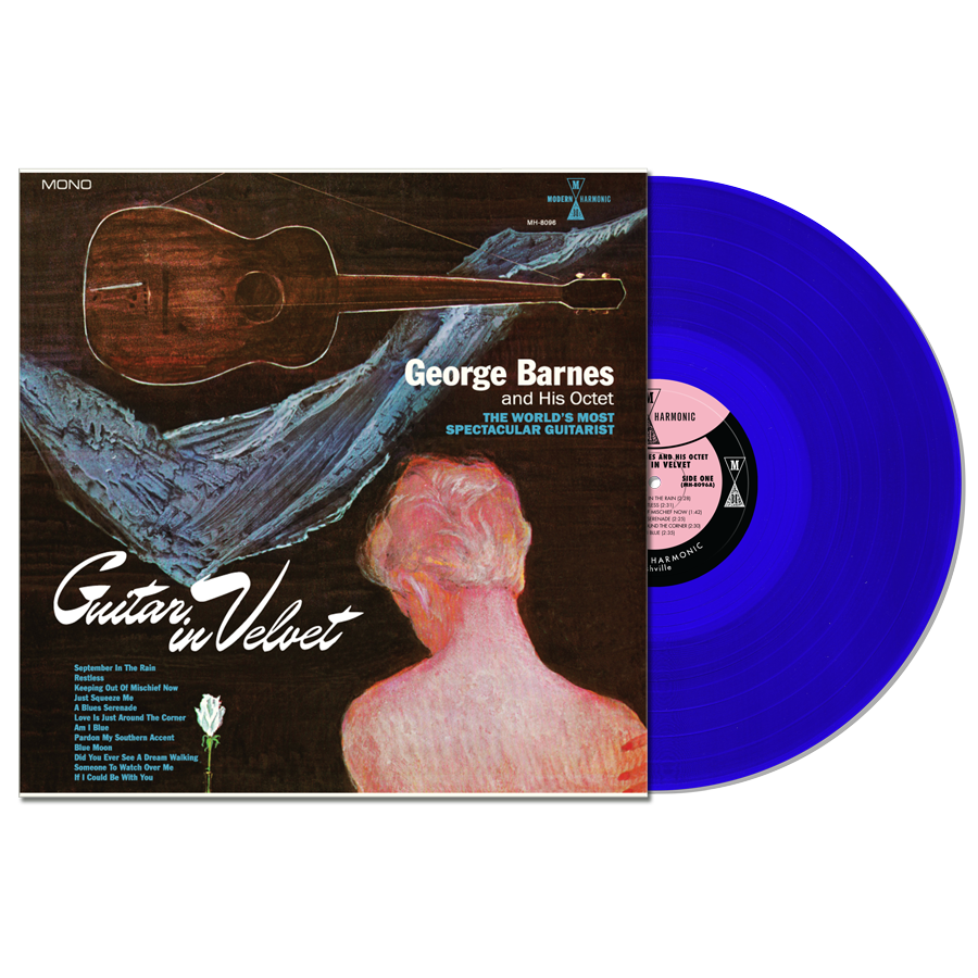 George Barnes And His Octet - Guitar In Velvet, Blue Vinyl LP
