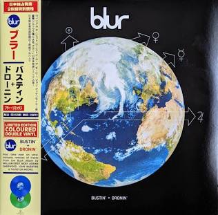 cover art of Bustin' + Dronin' vinyl by Blur