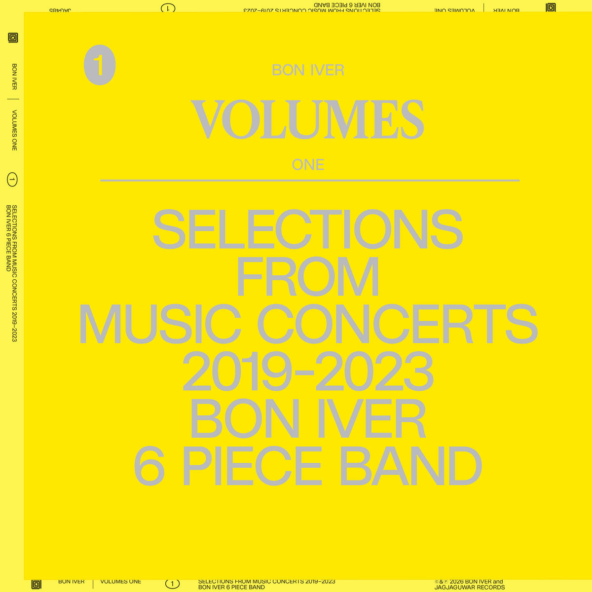 Bon Iver – Volumes: One - Selections From Music Concerts 2019-2023 Bon Iver 6 Piece Ban, Vinyl LP