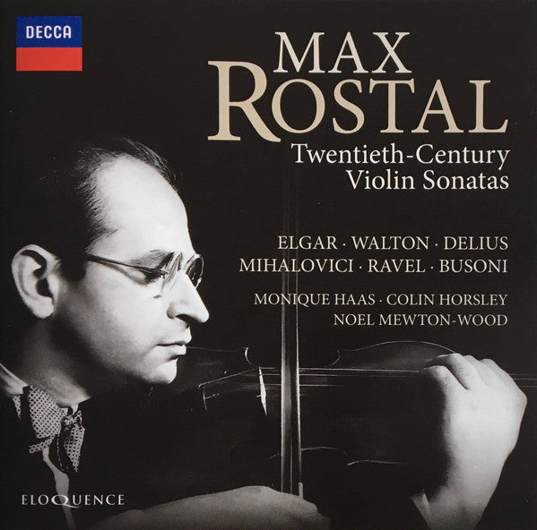 Max Rostal - Twentieth-Century Violin Sonatas, 2021 Australia Decca – 482 9059 (New)