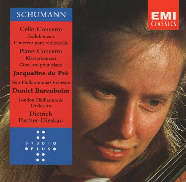Schumann: Concerto For Cello & Piano, etc. Du Pre, Barenboim, Fischer-Dieskau. Holland 1992 EMI Classics – 07777 64626 2 2