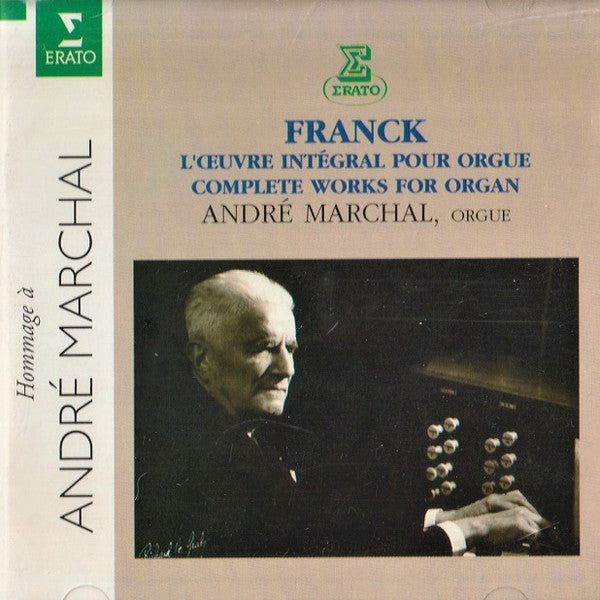 André Marchal / Franck – Complete Works For Organ. 1994 France Erato – 4509-94828-2