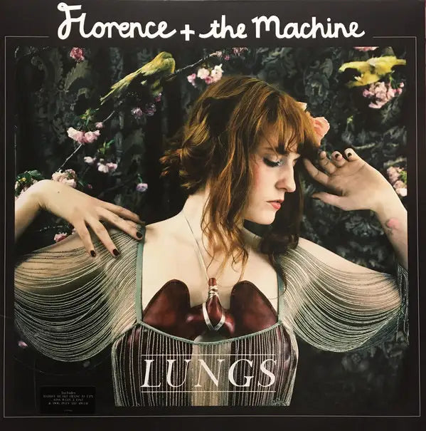 Florence + The Machine Lungs Vinyl LP, collectible vinyl, indie rock, ethereal artwork, debut album, 2009 release