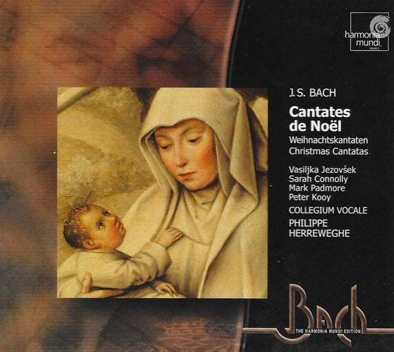 Bach - Cantates De Noel, Vasijlka Jezovšek, Philippe Herreweghe. France 1999 Harmonia Mundi– HMX 2951594 (Sealed)