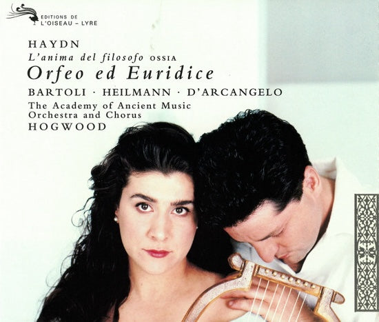 Haydn - L'amima Del Filosofo Ossia Orfeo Ed Euridice, Hogwood . Bartoli, Germany 1997 L'Oiseau-Lyre 452 668-2 2xCD Box Set