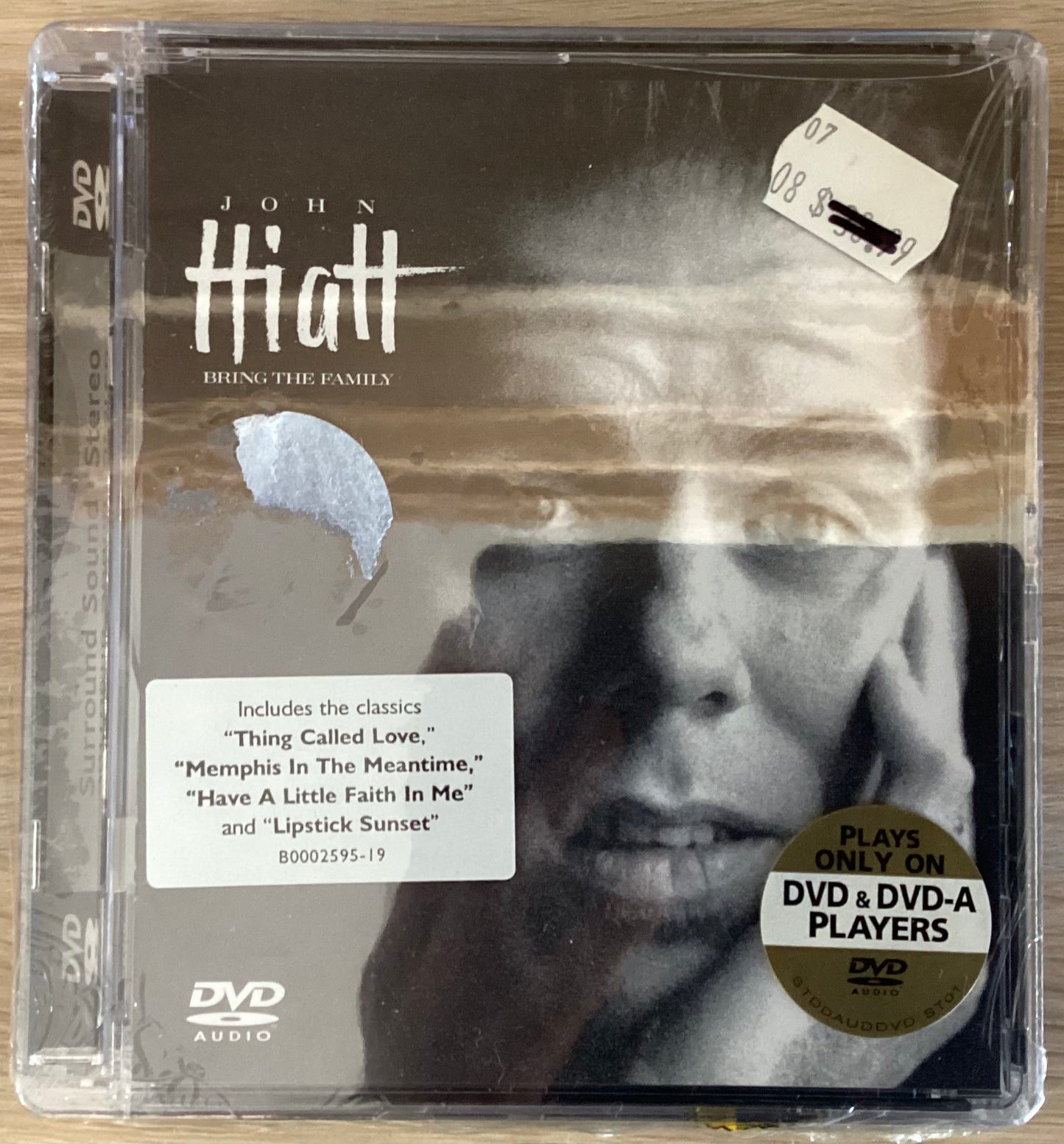 John Hiatt – Bring The Family, A&M Records – B0002595-19, DVD-Audio (Sealed)