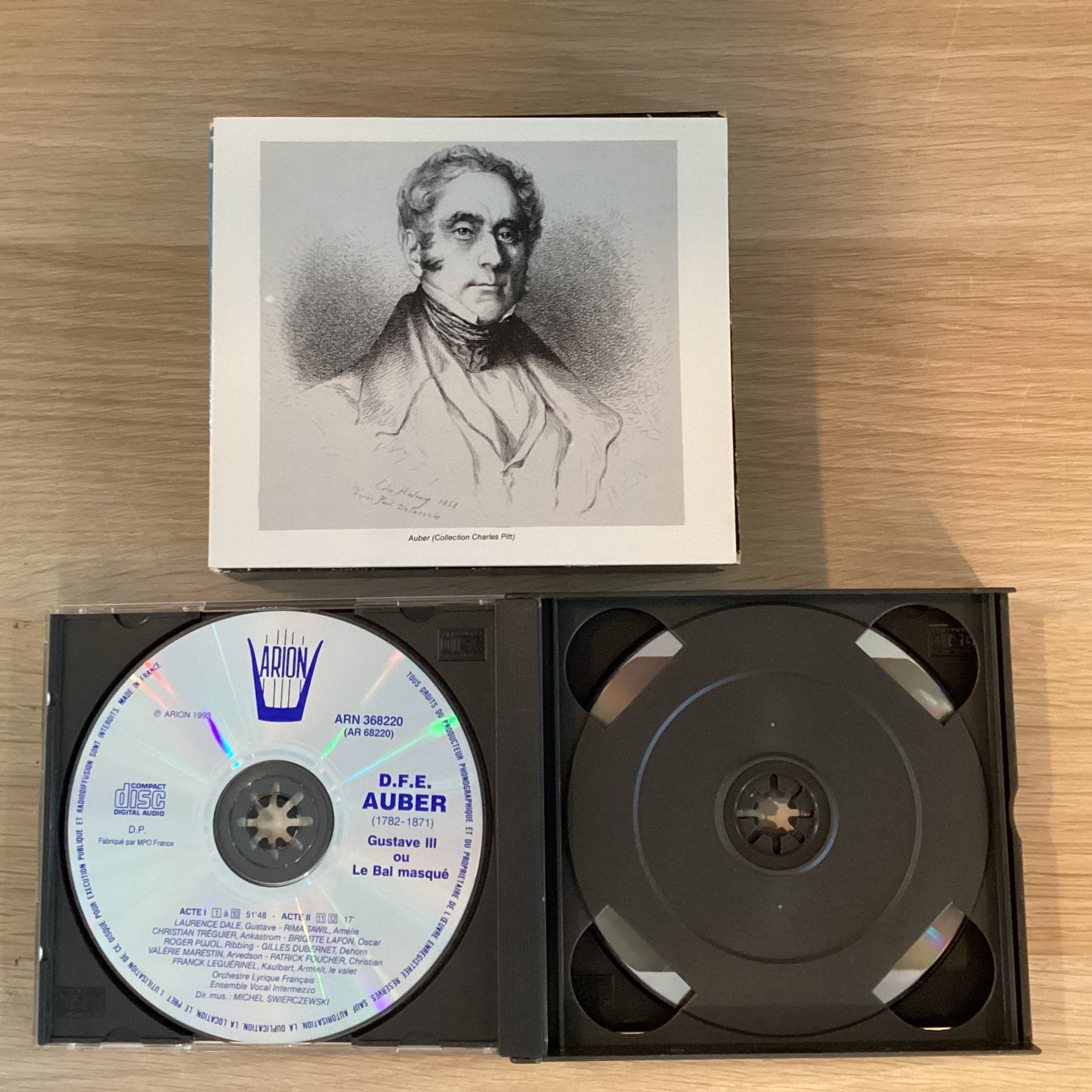 Daniel-Francois-Esprit Auber, Michel Swierczewski – Gustave III ou Le Bal masqué, France 1993 Arion – ARN 368220 3xCD