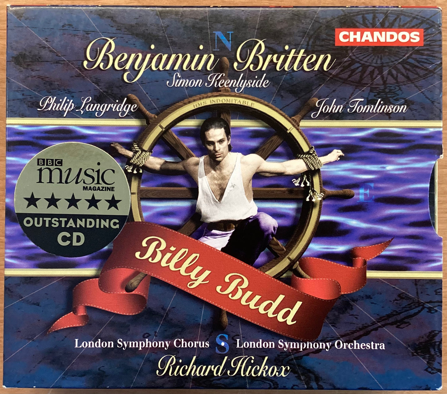Benjamin Britten - Billy Budd, Philip Langridge, LSO, Richard Hickox. 3xCD Box E.U. 2000 Chandos – CHAN 9826(3)