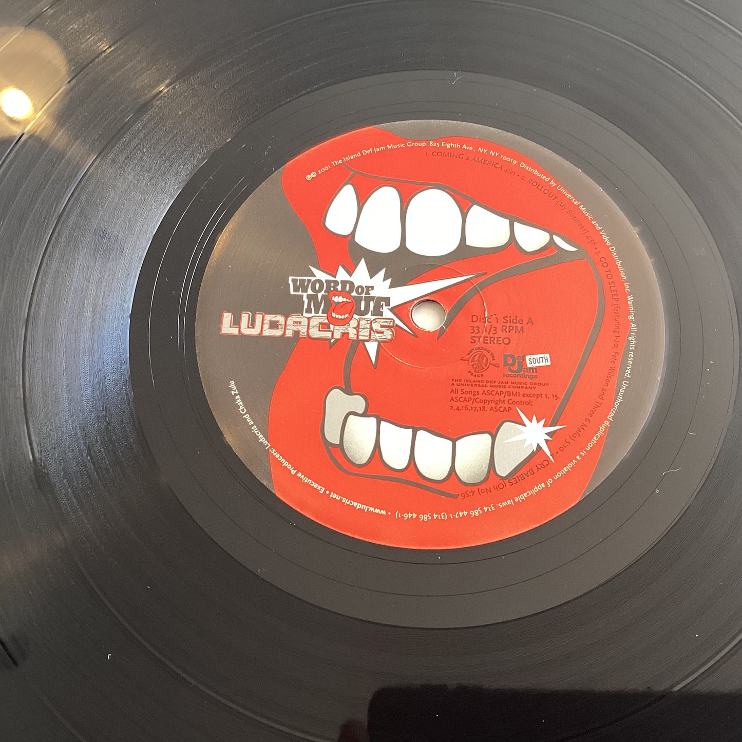 Ludacris – Word Of Mouf, US 2001 Def Jam South – 314 586 446-1, Vinyl 2xLP