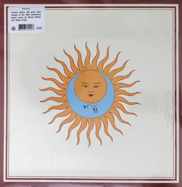 King Crimson – Larks' Tongues In Aspic 40th Anniversary 200g LP, Discipline Global Mobile, progressive rock collectible vinyl record