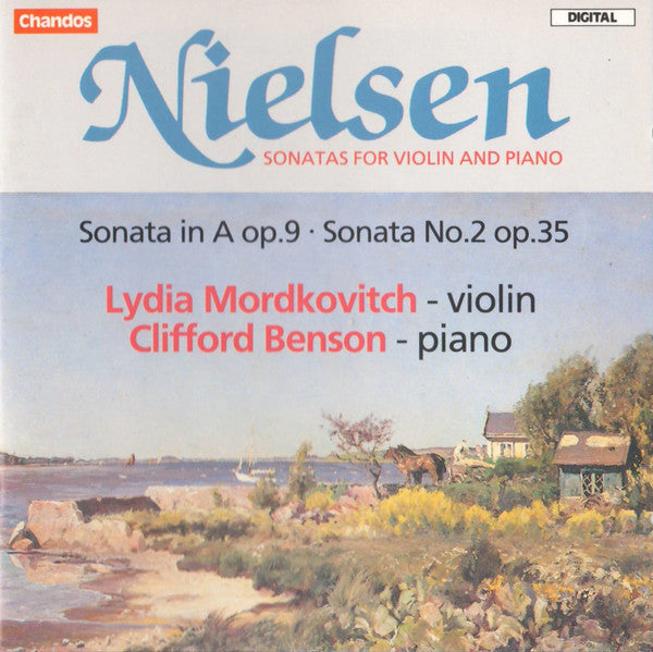 Nielsen – Sonatas For Violin And Piano, Lydia Mordkovitch, Clifford Benson. Swiss Chandos CHAN 8598