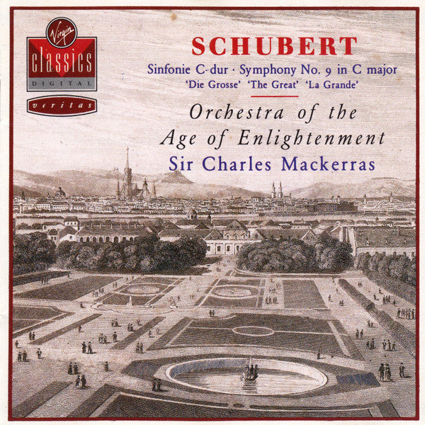 Schubert: Symphony No. 9 In C Major, Sir Charles Mackerras. W. Germany Virgin Classics VC 7 90708-2