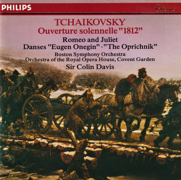 Tchaikovsky, BSO, Davis – Ouverture Solennelle "1812" · Romeo And Juliet • Danses "Eugen Onegin" · "The Oprichnik" W. German Philips CD