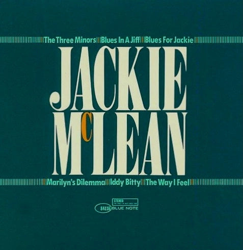 The Jackie McLean Quintet, 1991 Blue Note – ST-84116 (Promo.) Japan Vinyl