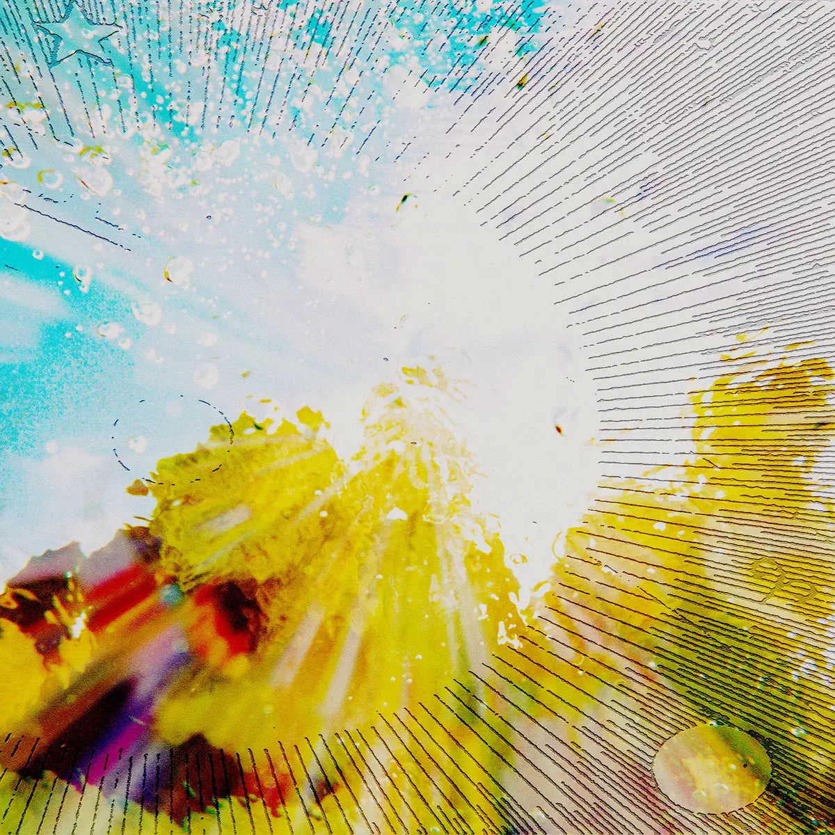 cover art for Slipper Imp & Shakaerator Laguna blue vinyl LP by Babe Rainbow