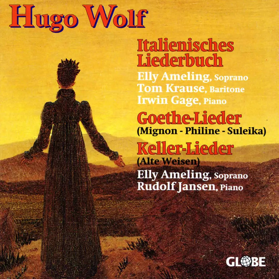 Hugo Wolf - Italienisches Liederbuch Elly Ameling, Tom Krause, Irwin Gage, UK GLOBE 2xCD GLO6029