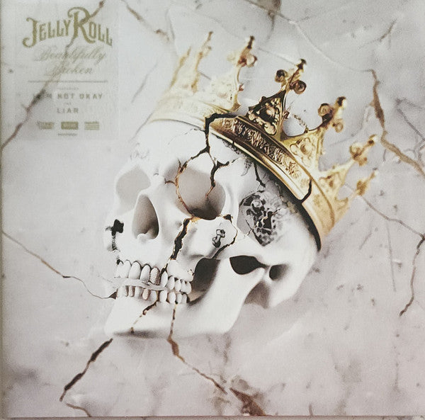 cover art for Beautifully Broken vinyl LP by Jelly Roll