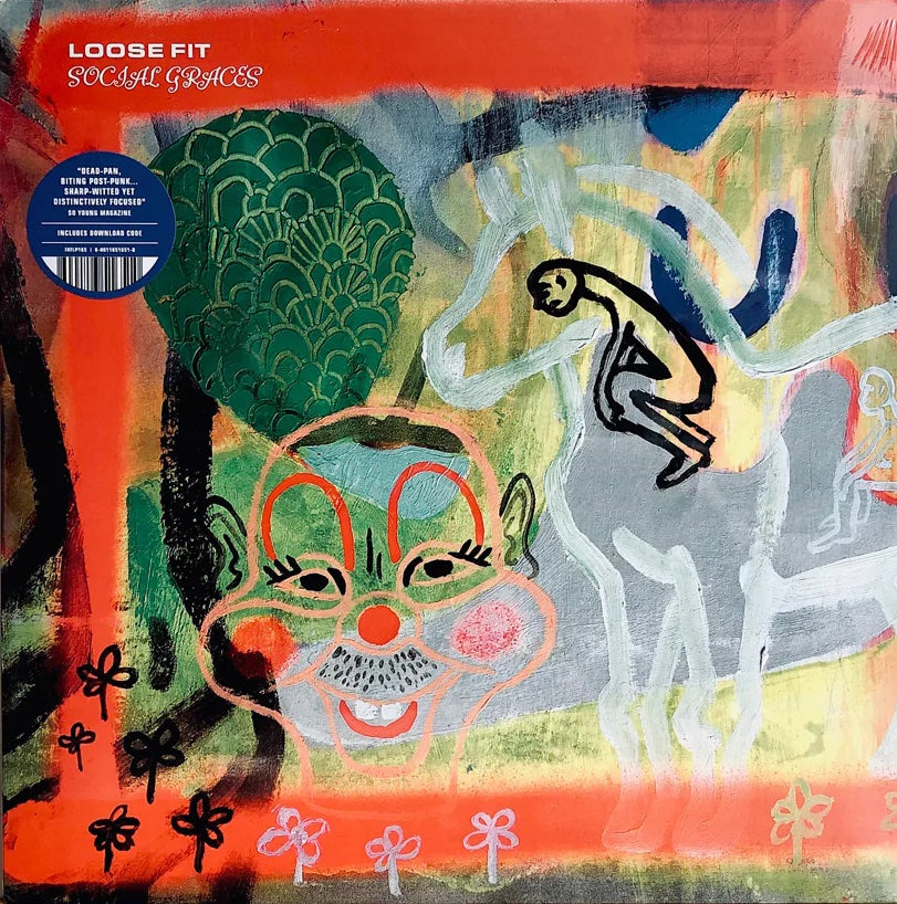 Social Graces by Loose Fit, post-punk collectible vinyl album cover art