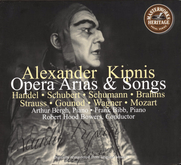 Alexander Kipnis - Opera Arias & Songs, 1996 E.U. Sony Classical – MHK 62354