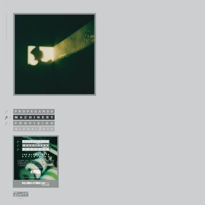 Propaganda - p: Machinery – the alpha:ßeta definition, Ultra Clear 2025 RSD Vinyl LP
