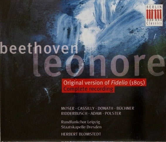 Beethoven – Leonore, Staatskapelle Dresden, Herbert Blomstedt. 2xCD Germany 1996 Berlin Classics – 0011402BC