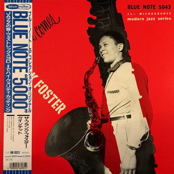 The Frank Foster Quintet – Here Comes Frank Foster 1991 Blue Note – BN 0013, Japan Vinyl LP + Obi