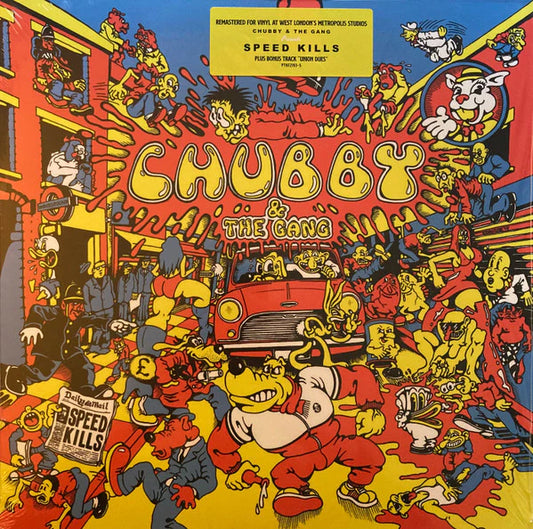 Speed Kills vinyl by Chubby & The Gang album cover art