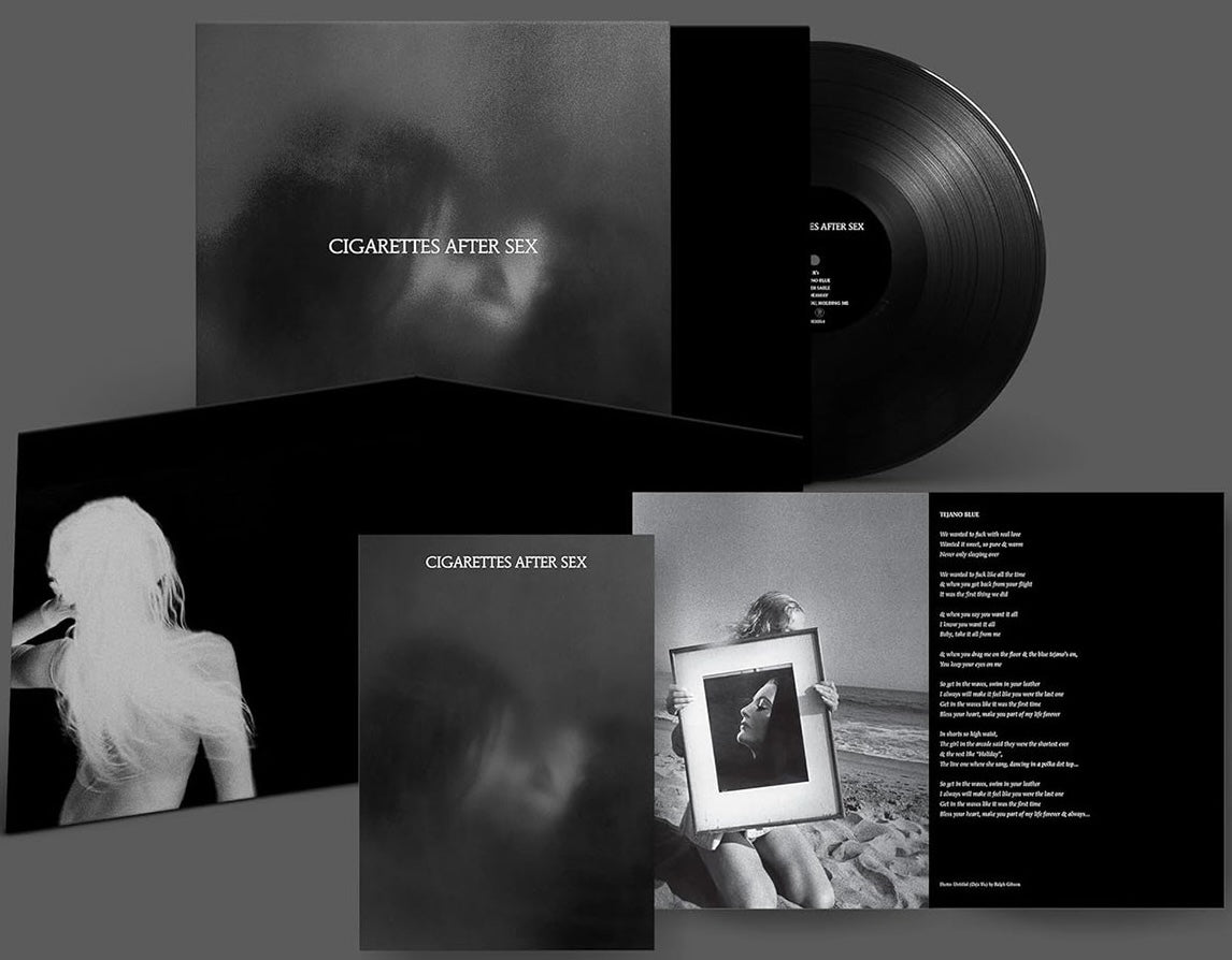 sleeve art of X's deluxe edition vinyl LP by Cigarettes After Sex