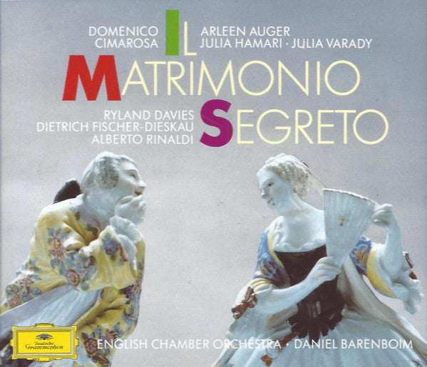 Domenico Cimarosa - Il Matrimonio Segreto, Barenboim. Germany 3xCD Deutsche Grammophon – 437 696-2