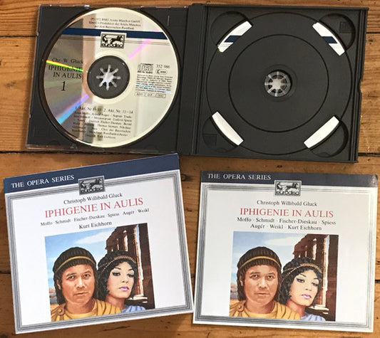 Gluck - Anna Moffo, Dietrich Fischer-Dieskau, Kurt Eichhorn, 2xCD Box Set EU 1988 Eurodisc – 352 988
