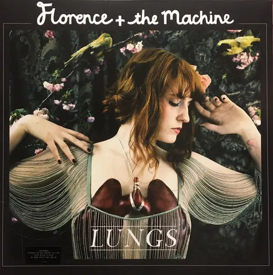 Florence + The Machine Lungs Vinyl LP, collectible vinyl, indie rock, ethereal artwork, debut album, 2009 release
