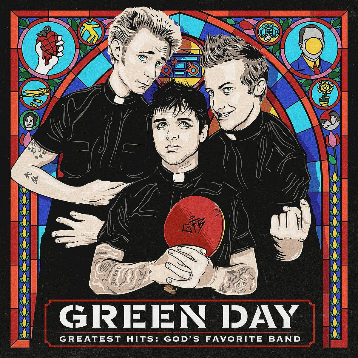 God’s Favorite Band vinyl LP album cover art by Green Day
