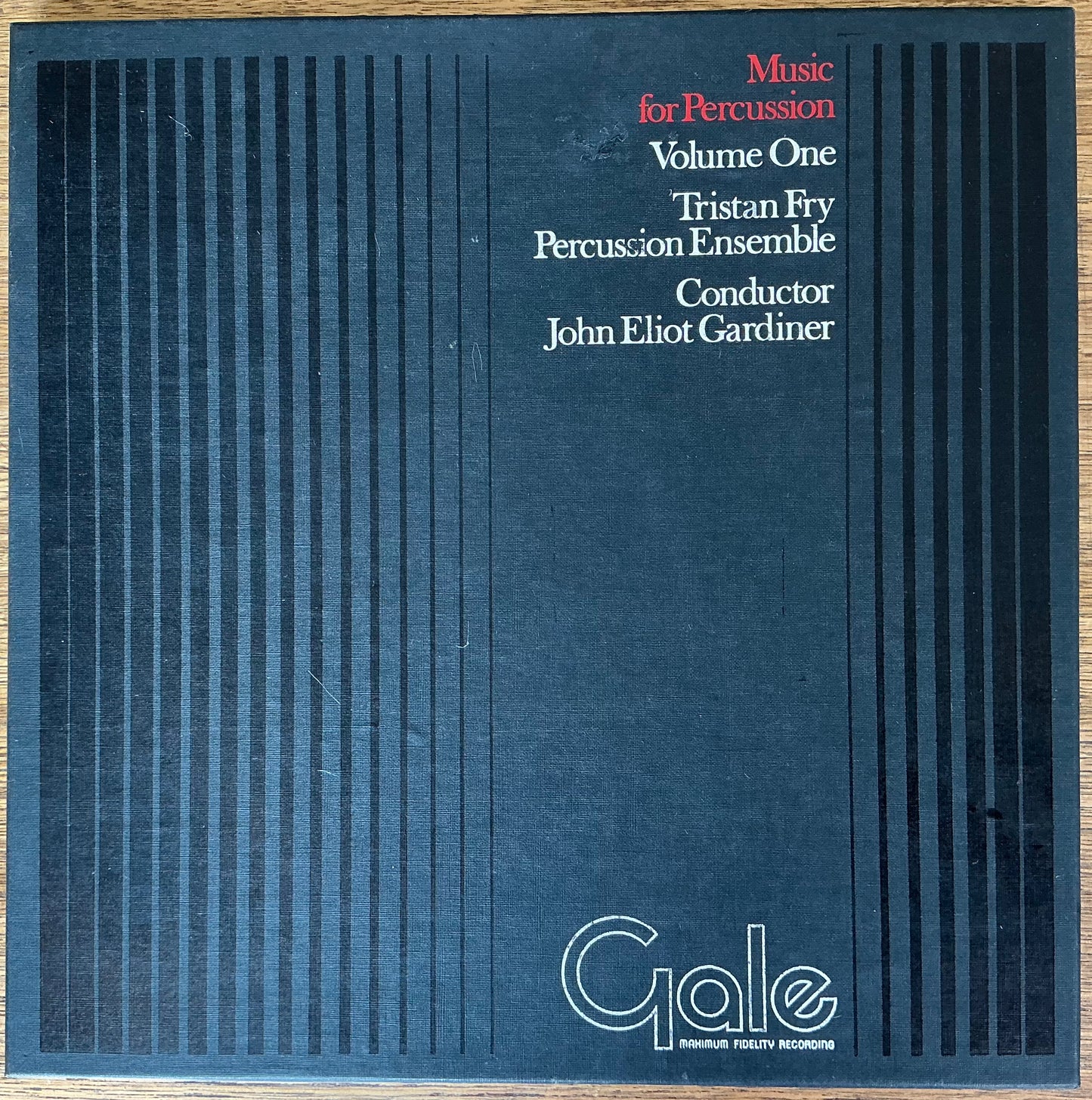 Tristan Fry Percussion Ensemble, John Eliot Gardiner – Music For Percussion (Vol.1), 1977 UK Box Set