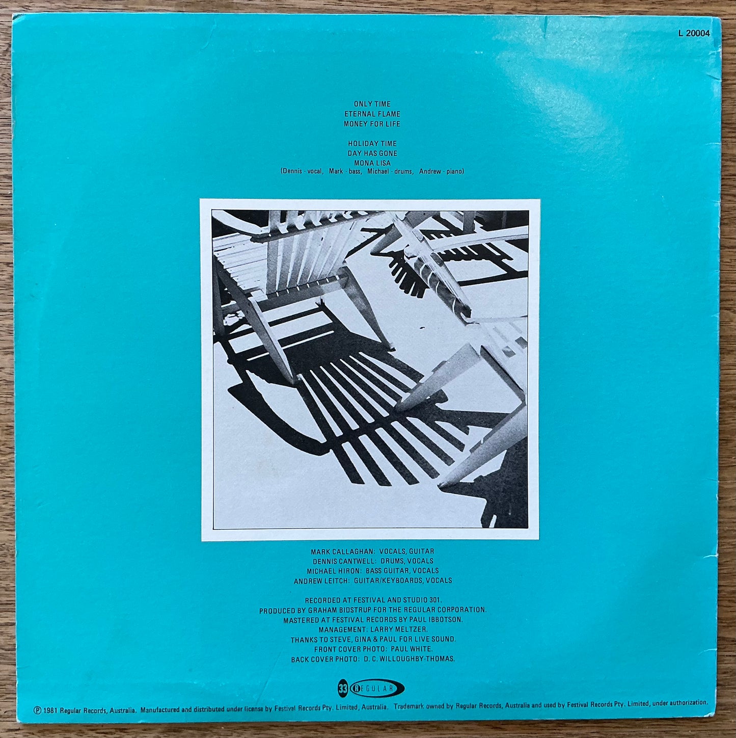 The Riptides – Swept Away, Australia 1981 Regular Records – L20004, Vinyl LP