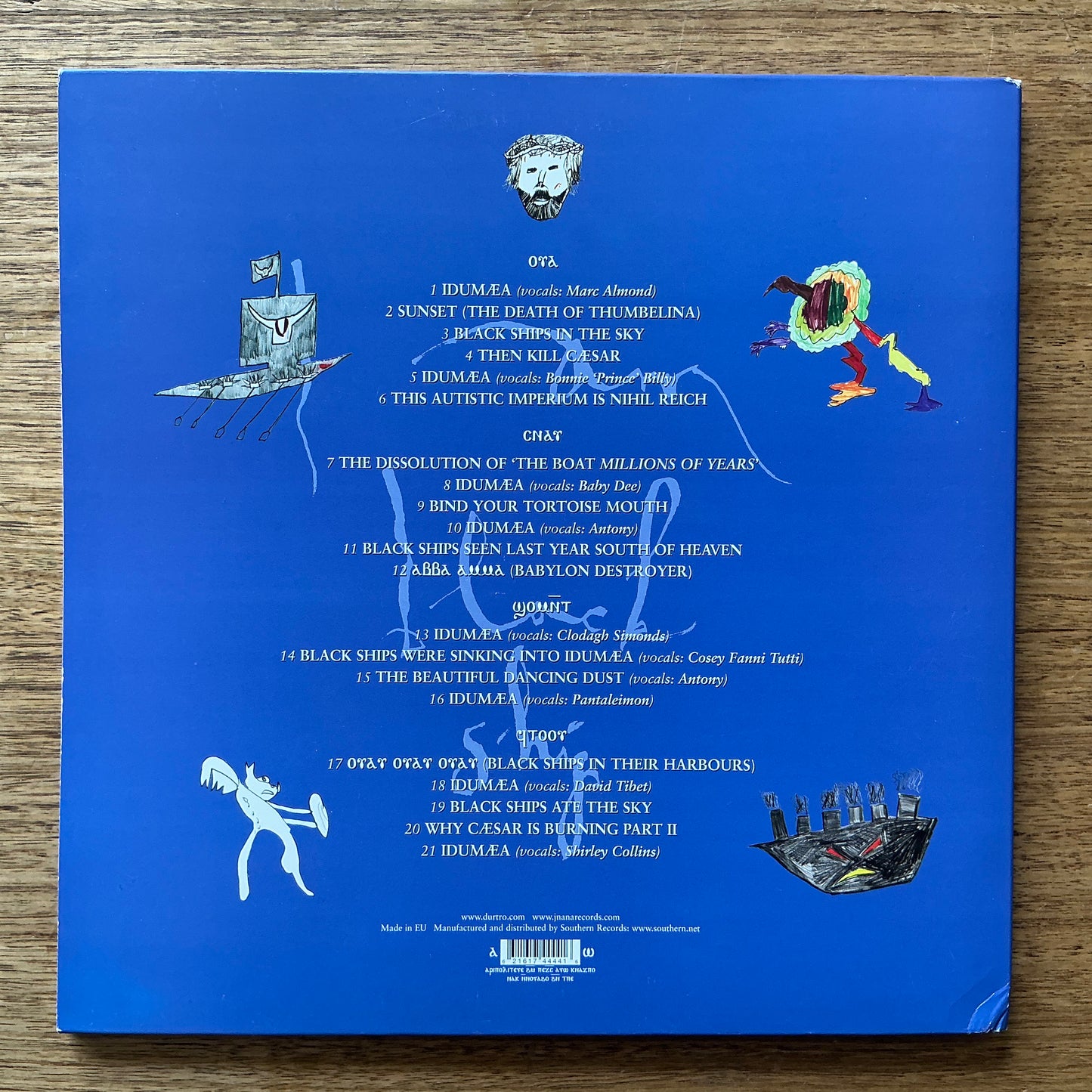 Current 93 – Black Ships Ate The Sky, UK 2006 Durtro – DURTRO JNANA LP 2112 Vinyl 2xLP