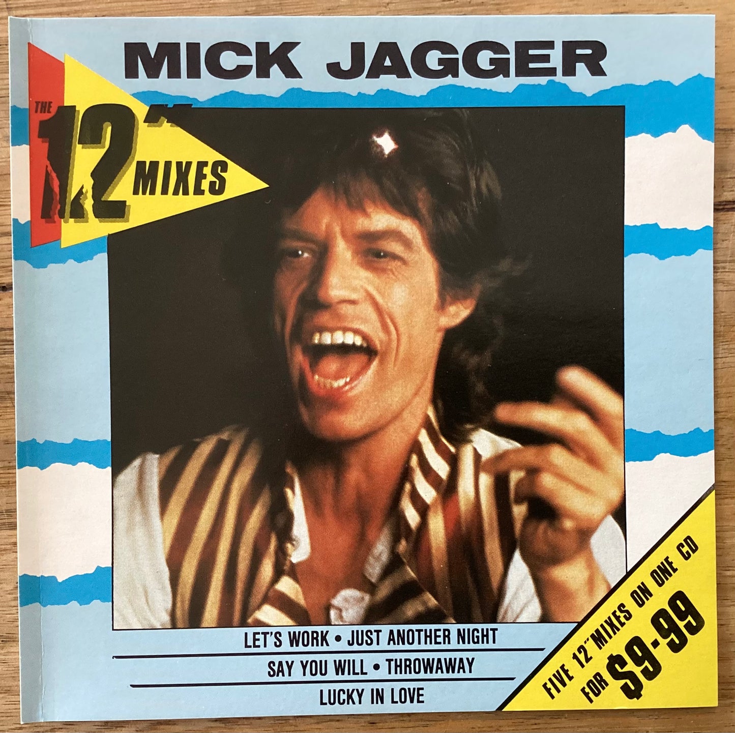 Mick Jagger – The 12" Mixes, Australia 1988 CD, CBS – 652969 2