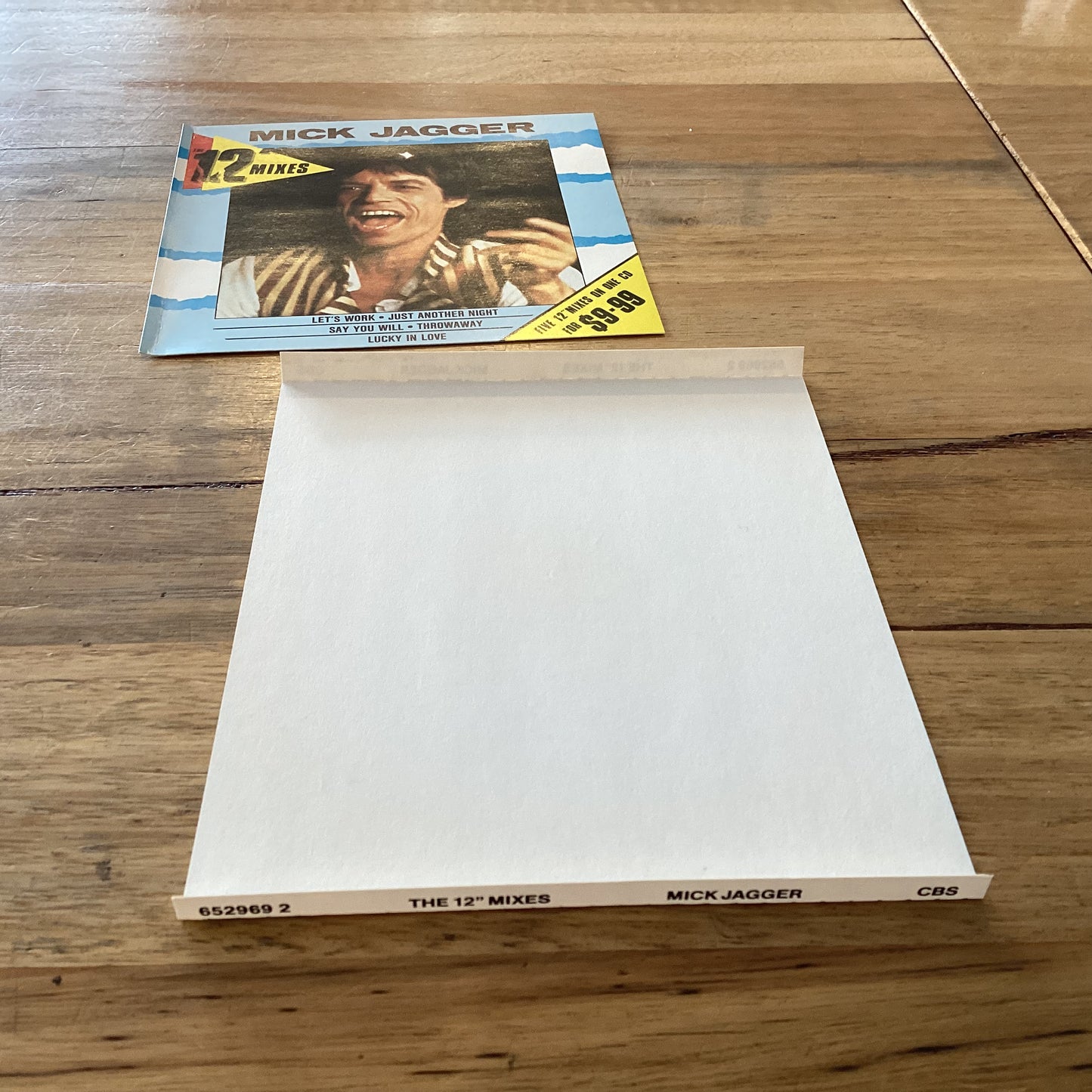 Mick Jagger – The 12" Mixes, Australia 1988 CD, CBS – 652969 2