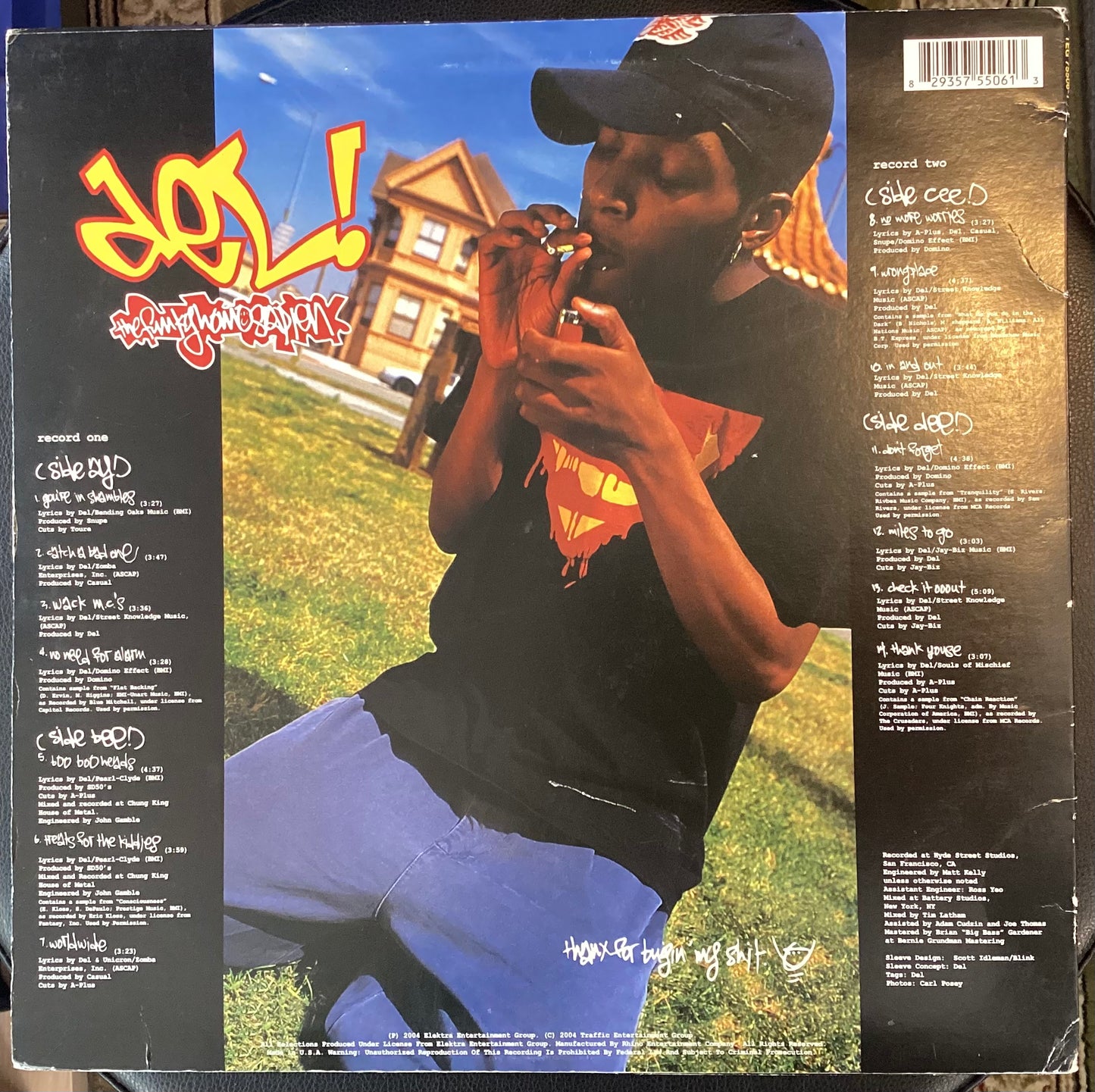 Del Tha Funkee Homosapien ‎– No Need For Alarm, US 2004 Elektra – 61529-1, Vinyl, 2xLP