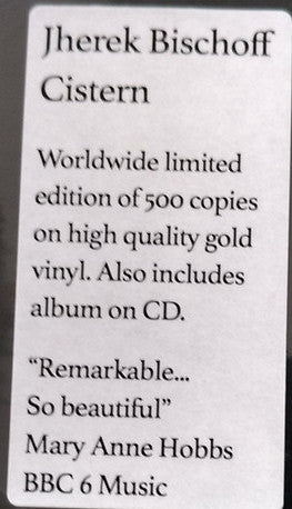 Jherek Bischoff ‎– Cistern, Leaf ‎– BAY 99V, Ltd. Edition Gold Coloured Vinyl + CD