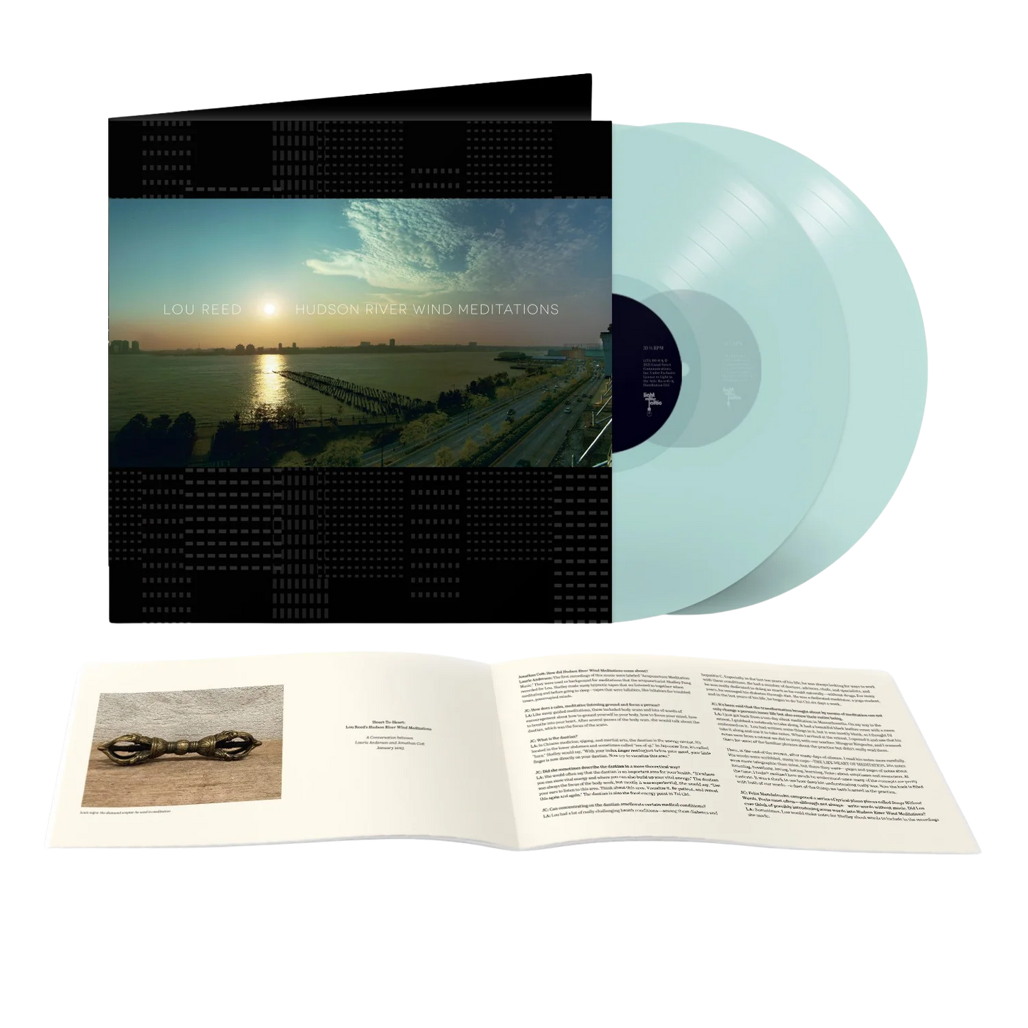 Lou Reed – Hudson River Wind Meditations, Coke Bottle Clear Vinyl 2xLP