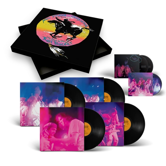 Cover of Neil Young With Crazy Horse – Way Down In The Rust Bucket 4xLP 2xCD 1 DVD Box Set