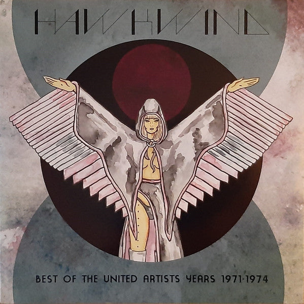 Hawkwind – Best Of The United Artists Years 1971-1974, RSD, U.S. 2017 Green & Black Swirl Vinyl LP