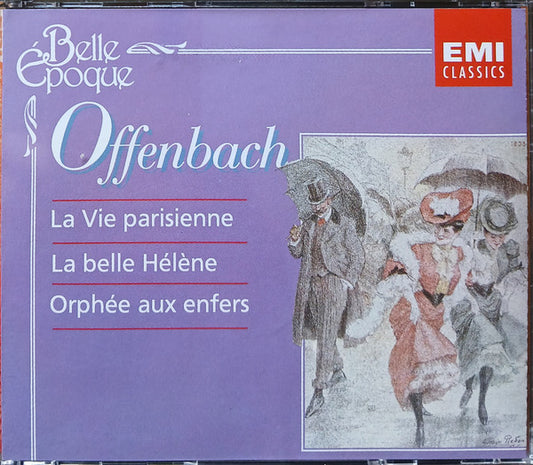 Offenbach – 3 Opérettes, 2xCD E.U. 1992 EMI Classics – 0777 7 67515 2 8