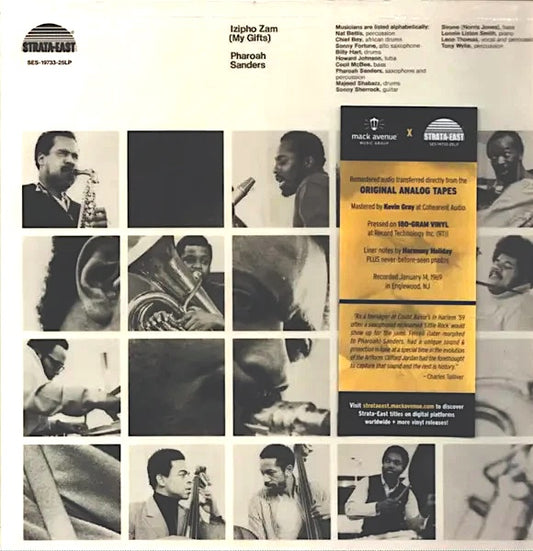 Pharoah Sanders – Izipho Zam (My Gifts) - Vinyl LP