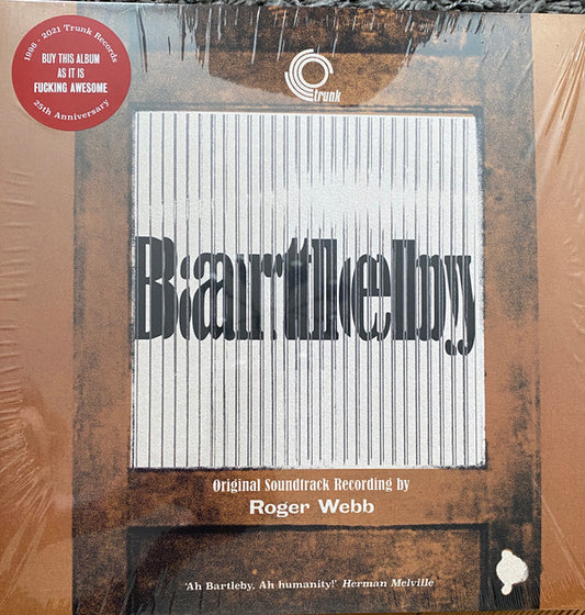 Roger Webb ‎– Bartleby (Original Soundtrack Recording), Vinyl LP