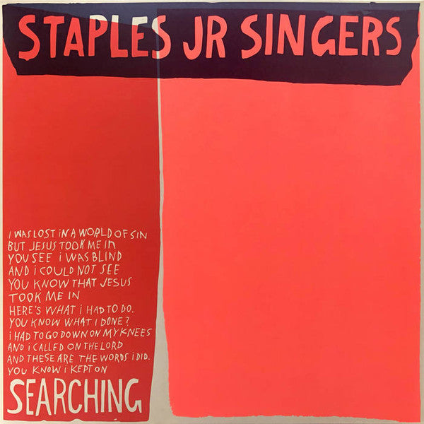 Staples Jr. Singers – Searching, Vinyl LP Luaka Bop