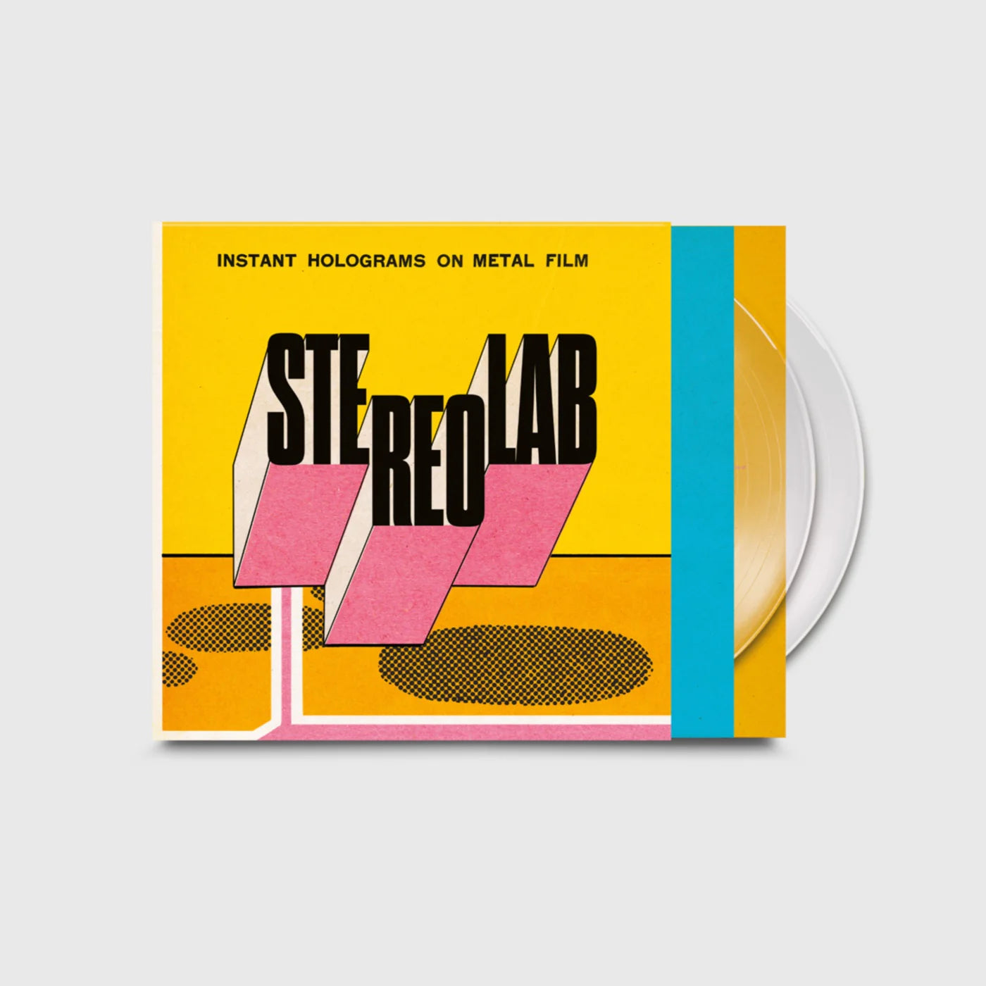 Stereolab ‎– Instant Holograms On Metal Film, 2x Clear Vinyl LP